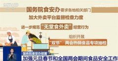 <b>守护“舌尖平安”！国度摆设加强除夕春节和全</b>